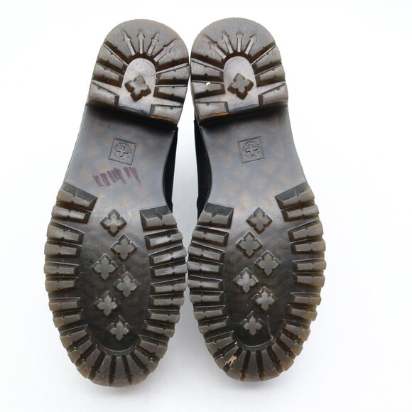 Doc Dr. Martens Rometty FL Faux Fur Lined Chelsea Boots Women's 8 Black Leather - Picture 8 of 12